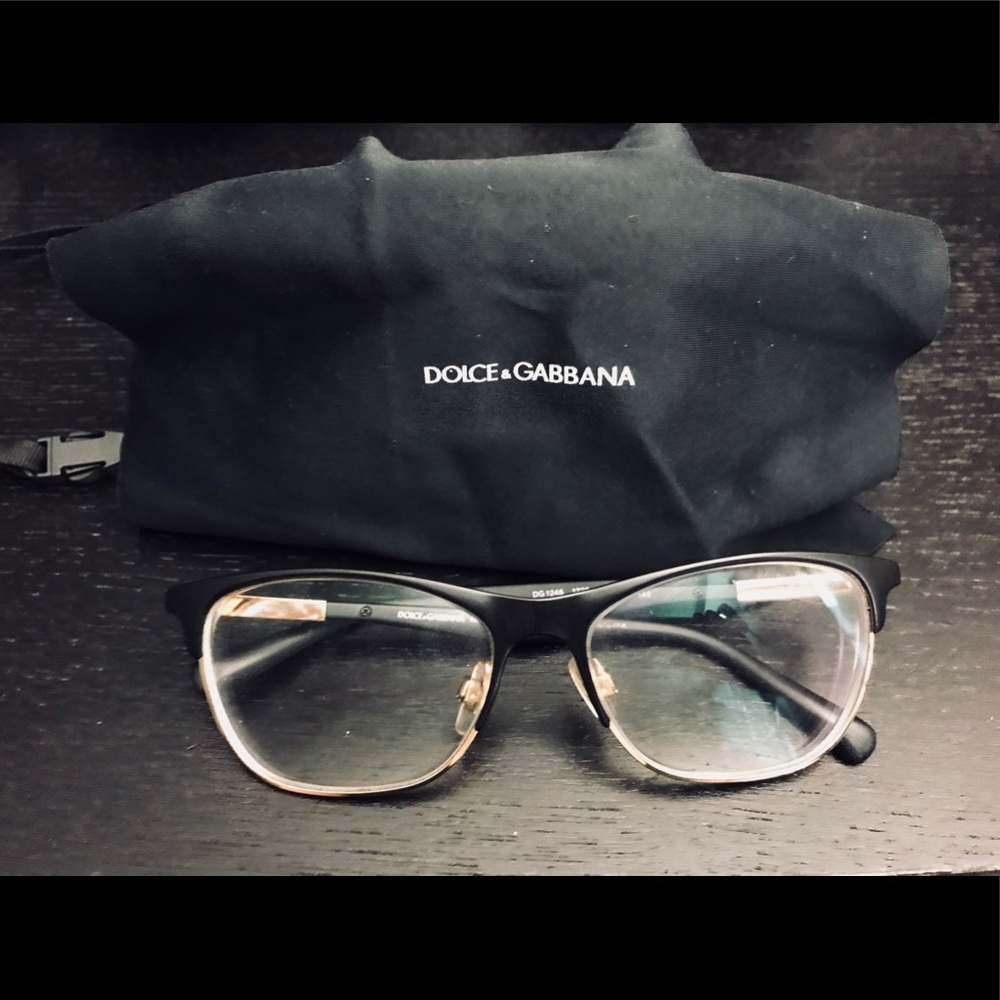 Dolce & Gabanna Black/Gold Frames